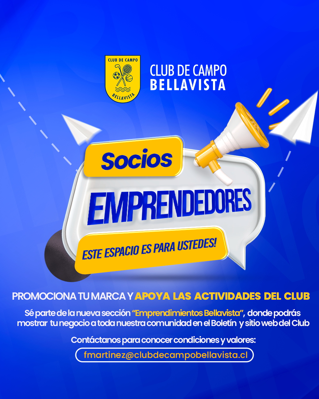 Atención socios emprendedores