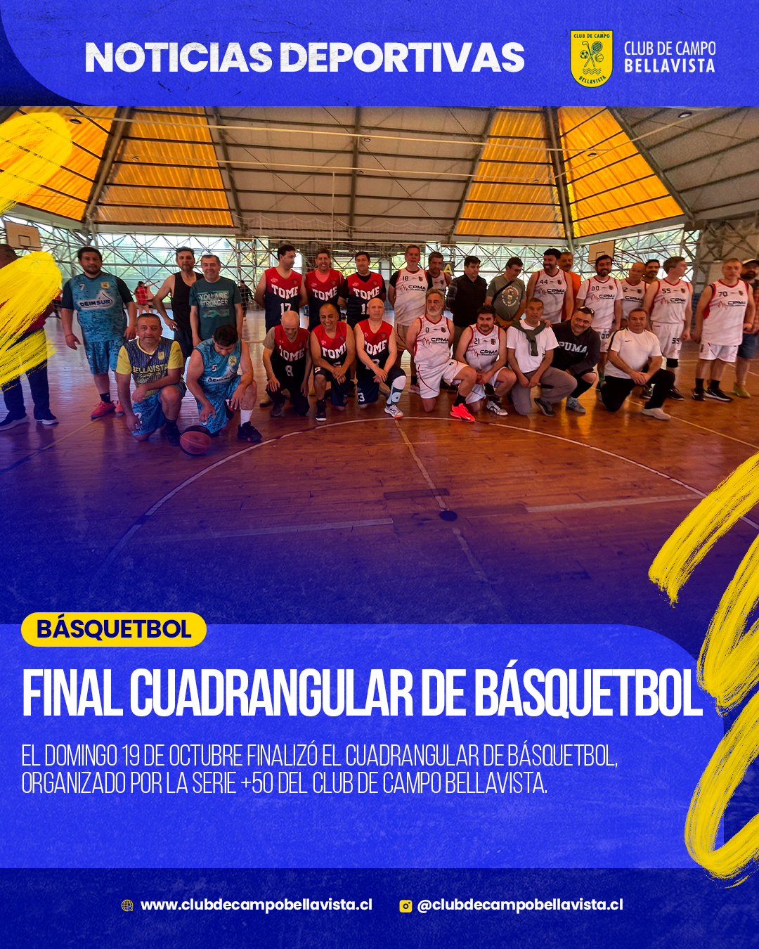 FInal cuadrangular Básquetbol +50